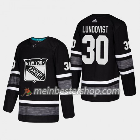 New York Rangers Henrik Lundqvist 30 2019 All-Star Adidas Schwarz Trikot Authentic - Herren